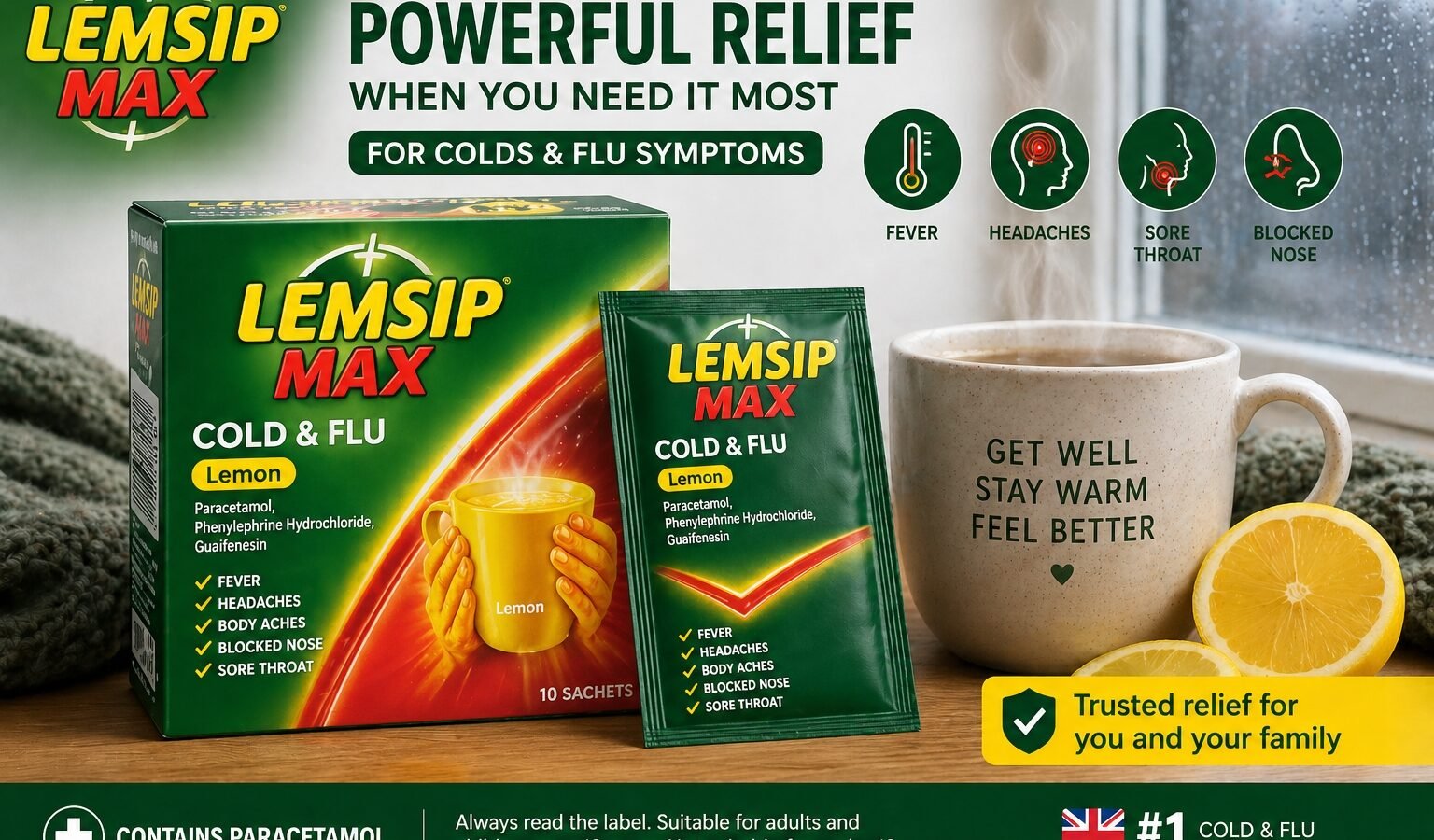 Lemsip Max Cold & Flu: A Complete Doctor’s Guide for UK Households