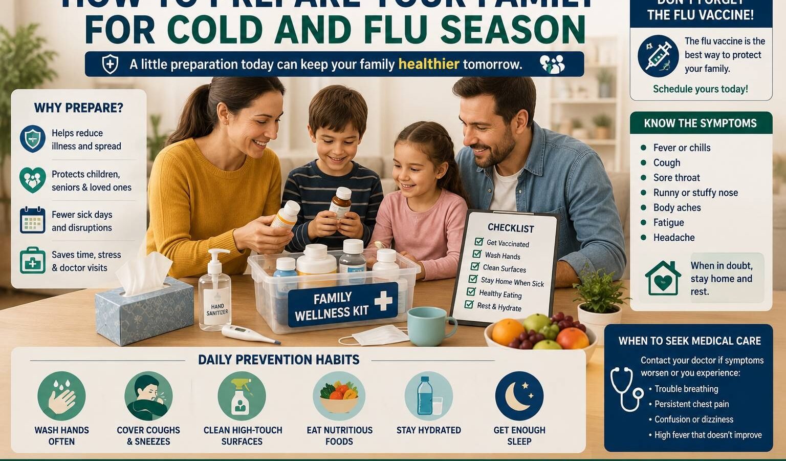 How to Prepare Your Family for Cold and Flu Season